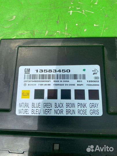 Блок комфорта chevrolet cruze