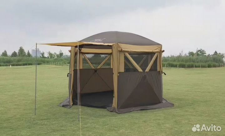 Шестиугольный туристический шатёр с полом 2905S