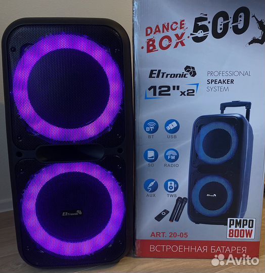 Колонки Eltronic 20-05, 800W новая