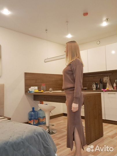 Трикотажный костюм юбка и кофта 40-46 размер