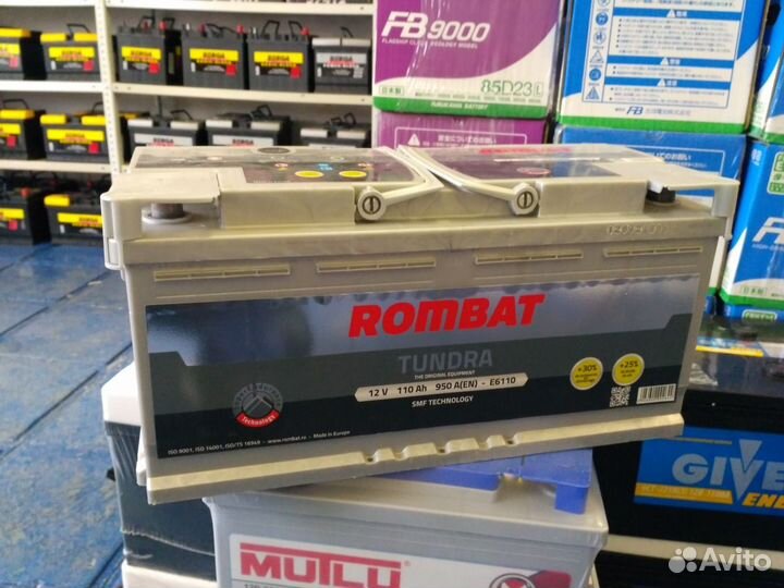 Аккумулятор Rombat Tundra 110 Ач