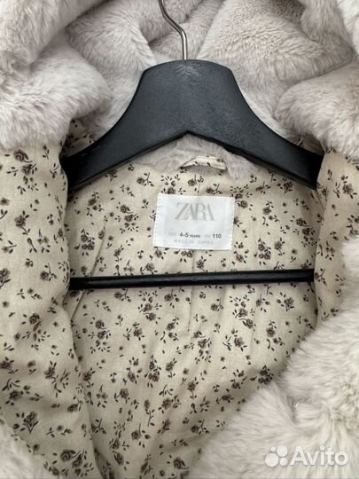 Шуба детская Zara 110