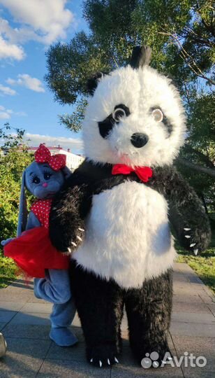 Ростовая кукла Панда и Белый медведь