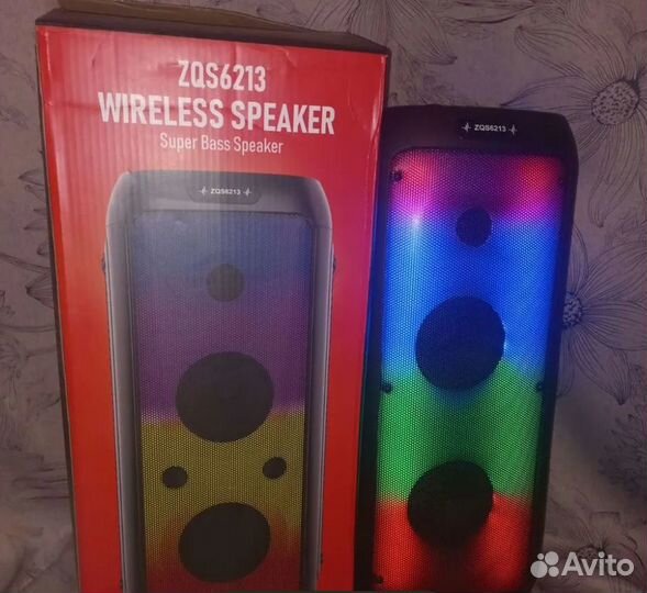 Колонка ZQS6213 с караоке микрофоном