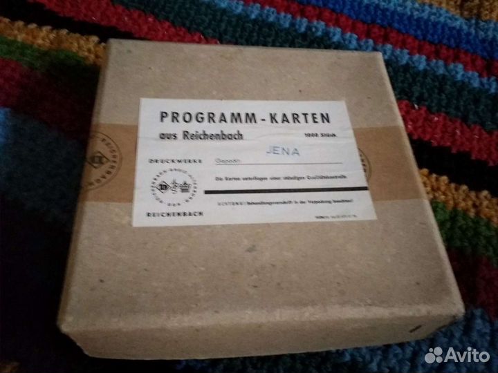 Программные карты. Раритет. Programm karten