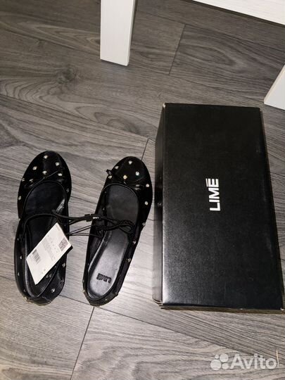 Балетки сетка lime с кристалами