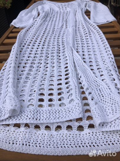 Вязаное платье