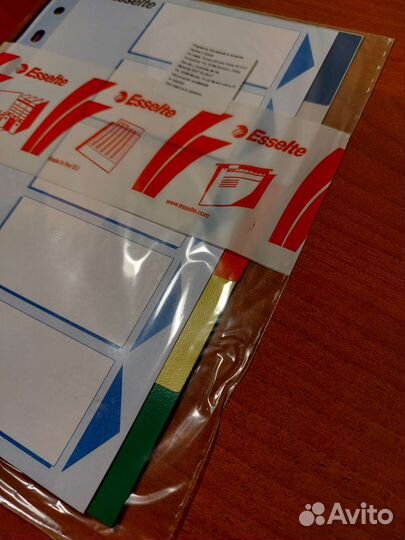 Разделители для тетради/блокнота с кольцами А5