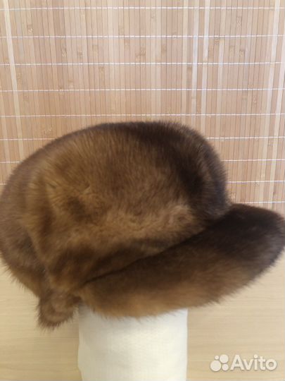 Шапка норковая женская
