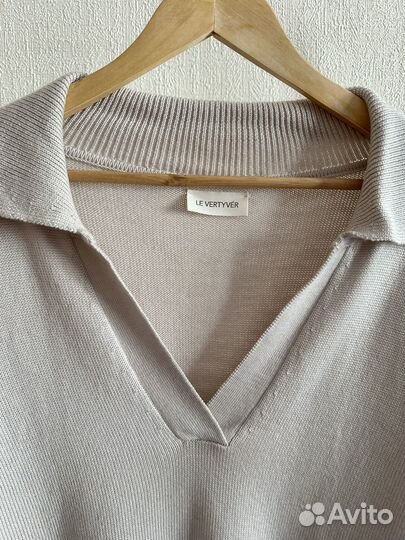 Джемпер женский Le Vertyver шерсть оверсайз