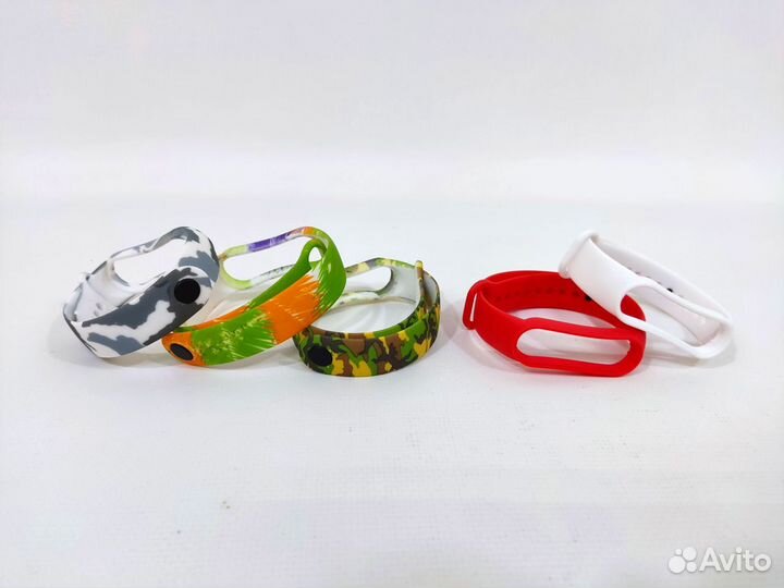 Браслет ремешок для Mi Band 3 4 5 6 силикон металл
