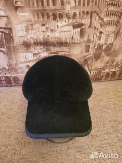 Меховая мужская кепка