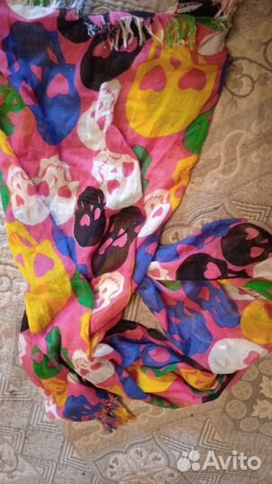 Палантин шарф Италия новый вискоза