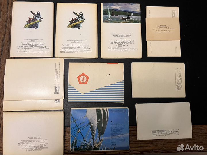Наборы открыток СССР флот