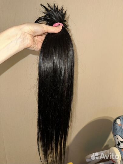 Волосы для наращивания 70 см 225 капсул