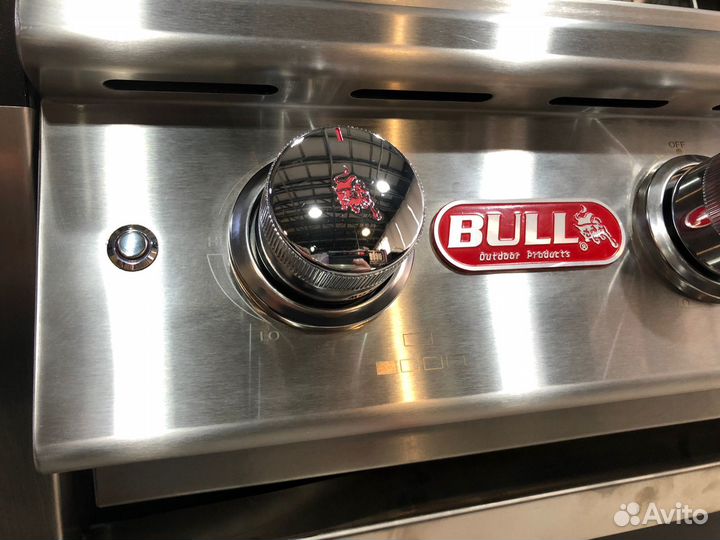 Встраиваемый газовый гриль bull Angus4-х горелки