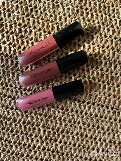 Жидкая лаковая помада для губ makeup secret