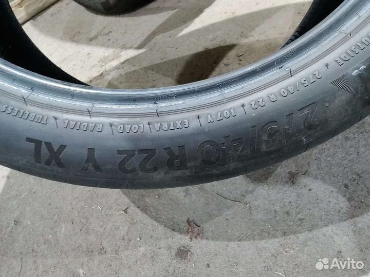 Continental ComfortContact - 6 275/40 R22 и 315/35 R22 107Y