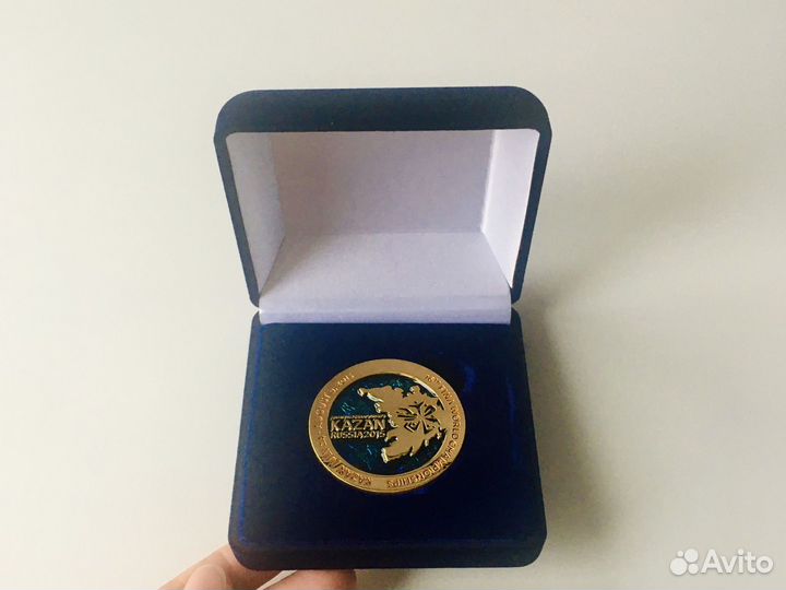 Медаль сувенирная Чемпионата мира 2015 в Казани