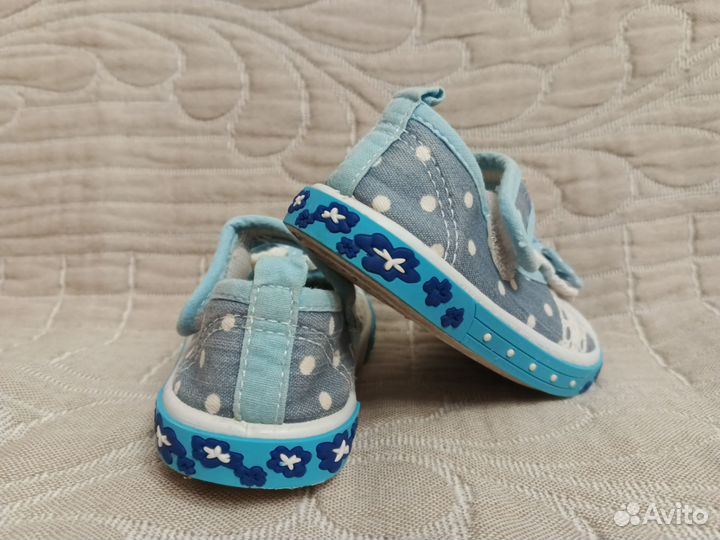 Туфельки джинсовые для девочки
