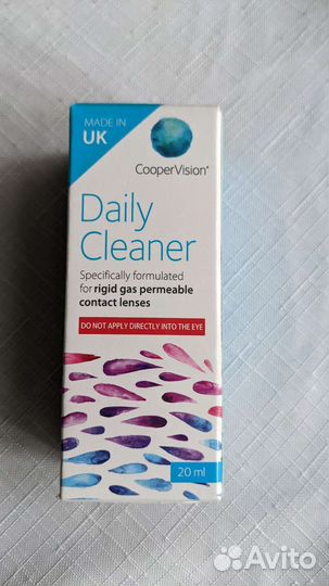 Очиститель для жёстких ночных контактных линз