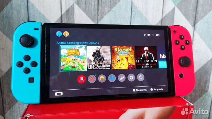 Nintendo switch oled (прошитая) 128gb, picofly