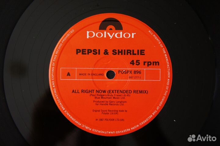 Pepsi & Shirlie - All Right Now (UK,1987,12