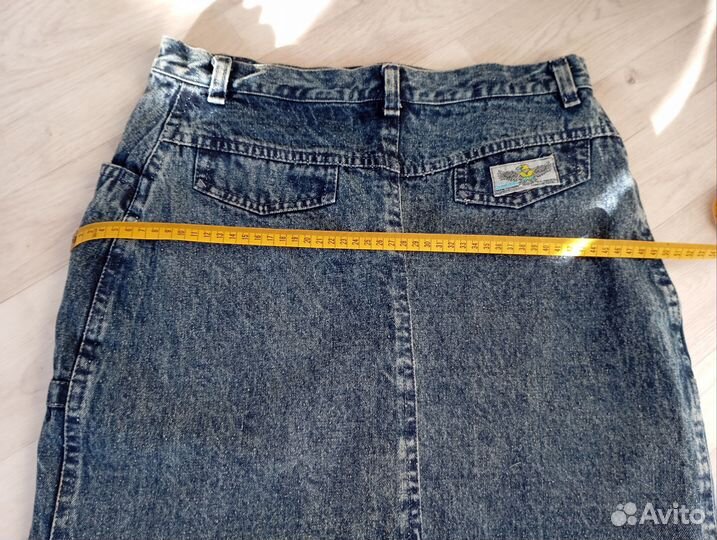 Джинсовая юбка винтаж СССР