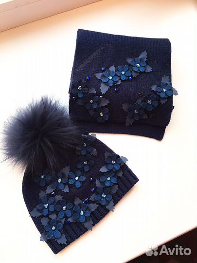 Комплект Шапка шарф Alessandro Borelli