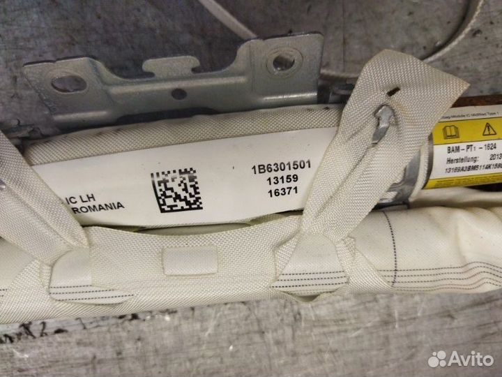 Подушка безопасности боковая (шторка) левая Ford