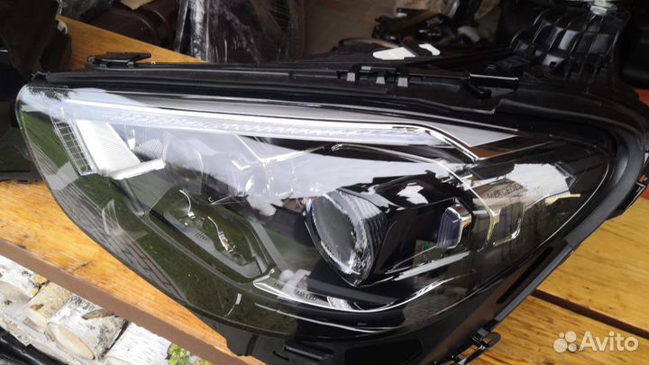 Фары Mercedes w213 рестай мультики