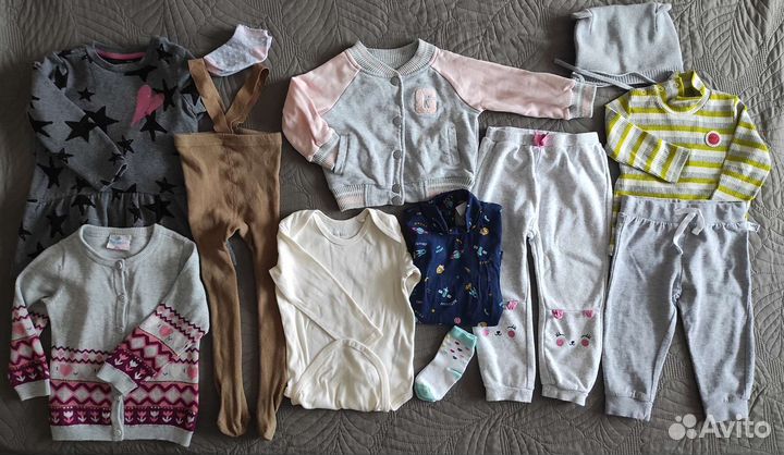 Пакет одежды для девочки 74-92 размер