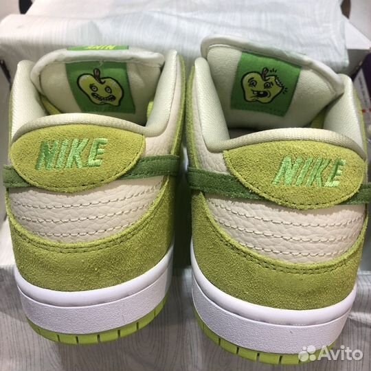 Nike SB Dunk Low Green Apple мужские и женские