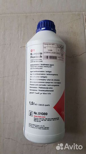 Антифриз концентрат Febi синий G11 1,5l