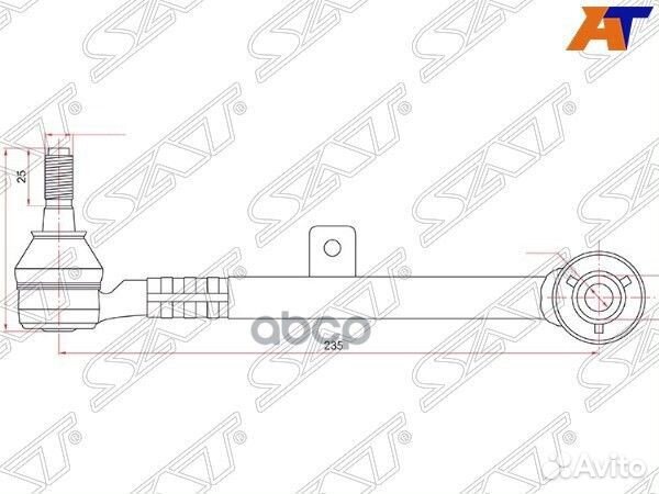 Тяга задняя поперечная toyota aristo/brevis/CRO