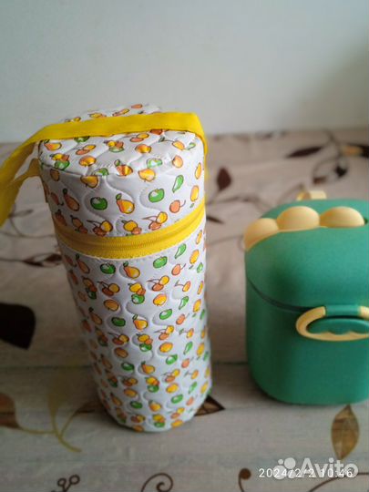 Контейнер для смеси и термос