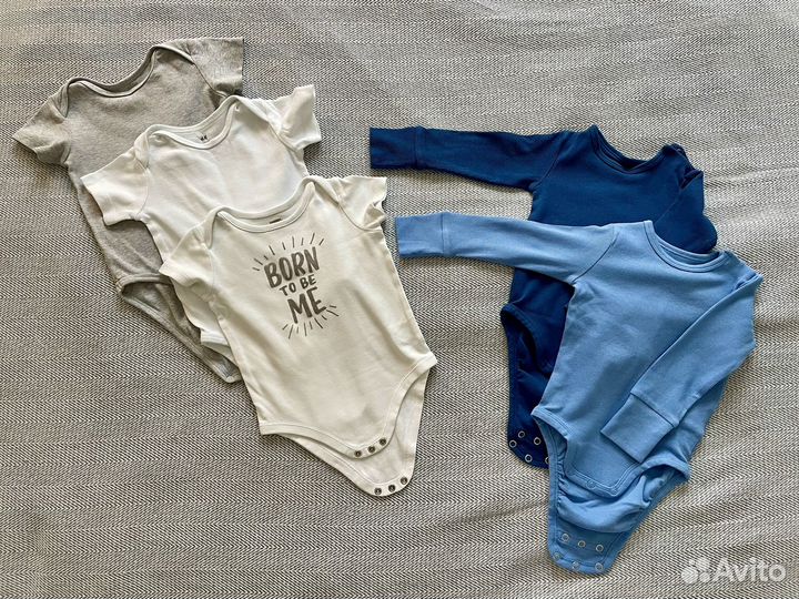 Большой пакет брендовых вещей для мальчика 80