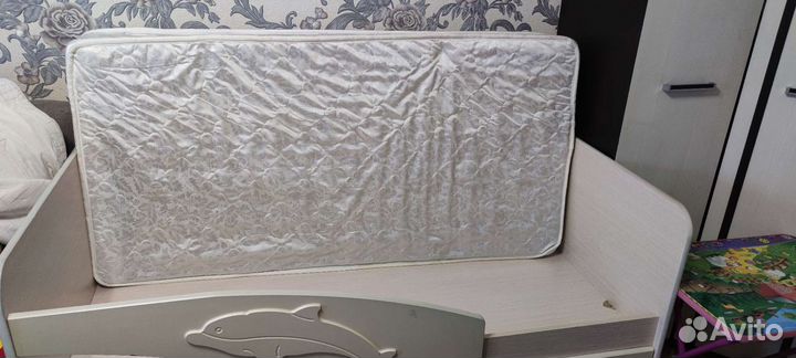 Детская кровать дельфин с матрасом