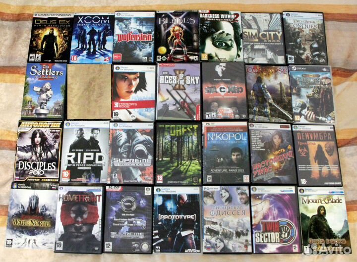 Компьютерные игры диски для пк