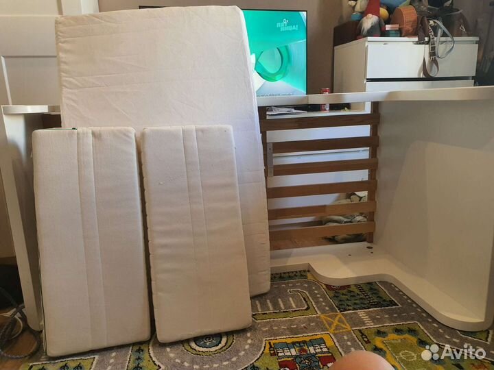 Детская кровать икеа IKEA бусунге+матрас