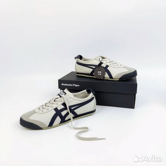 Кеды бежевые Onitsuka Tiger Mexico 66 Birch Berken