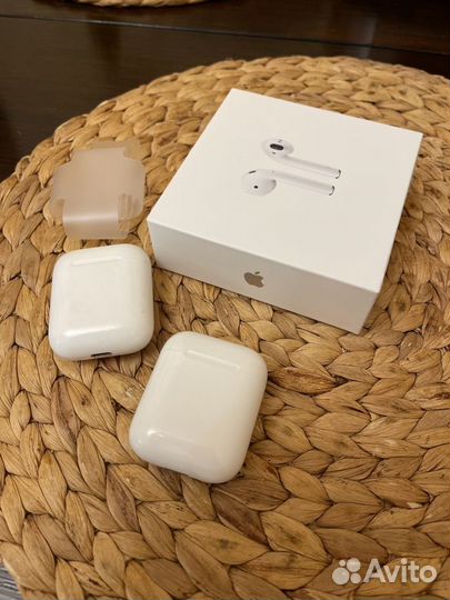 Наушники airpods оригинал цена за обе пары