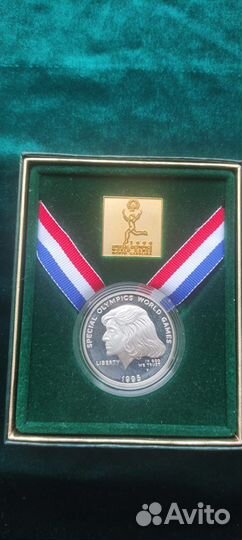 Серебряная монета Олимпийские игры