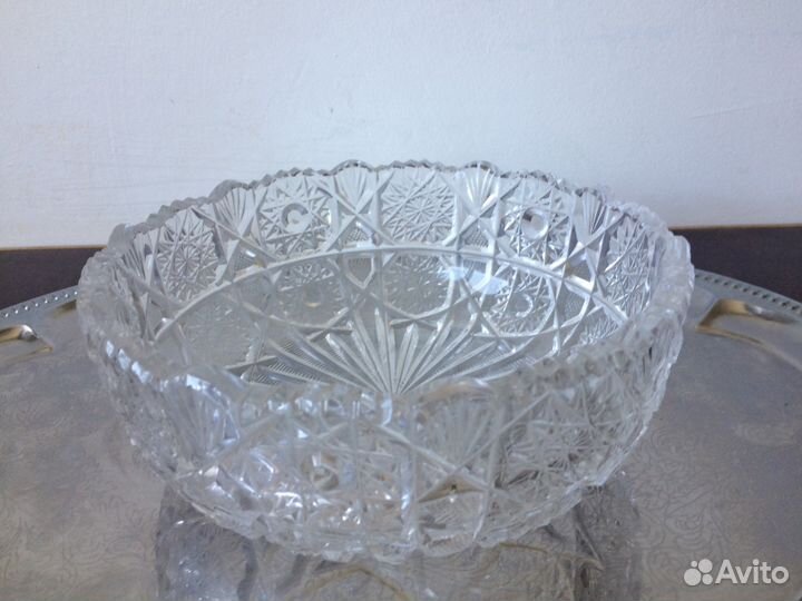 Салатница хрусталь из СССР