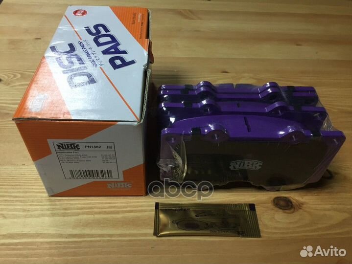 Колодки тормозные дисковые перед PN1482 NiBK