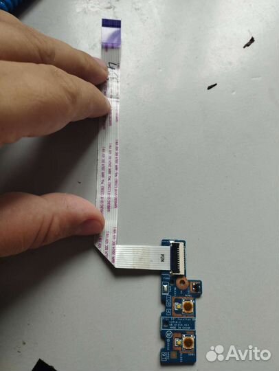 Плата с кнопкой включения hp probook 455 450