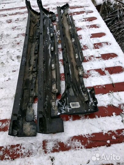 Молдинг накладка на порог Volvo V40 Cross Country