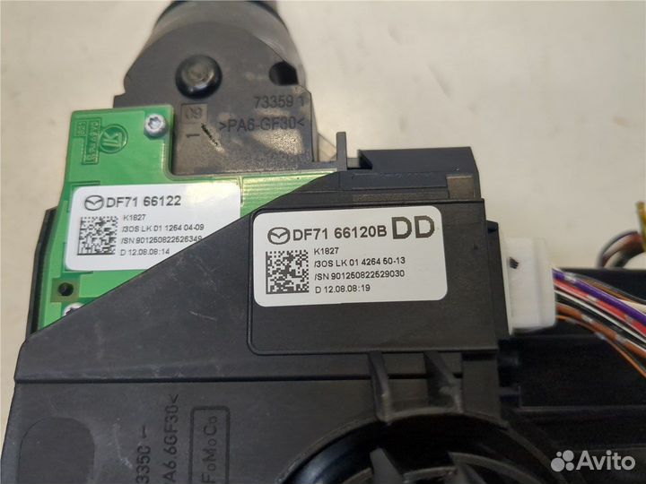 Переключатель поворотов и дворников Mazda 2, 2009