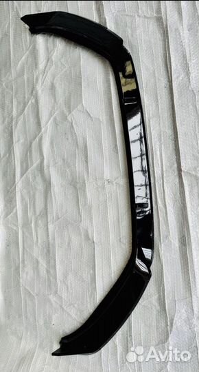 Сплиттер переднего бампера Шкода суперб