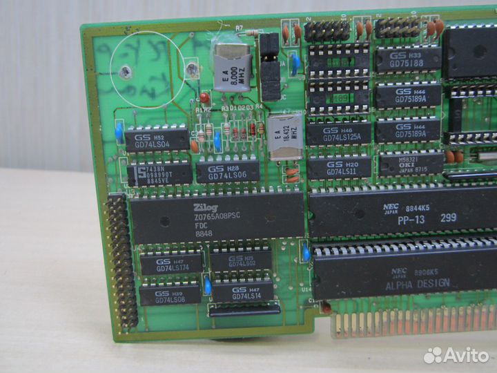 Мультиконтроллер Isa-8 RTC/COM/LPT/FDD/Game для XT